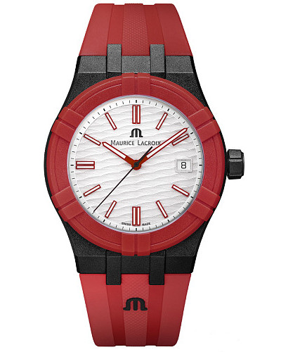 Maurice Lacroix Aikon #Tide Black, Red and White AI2008-04010-400-J